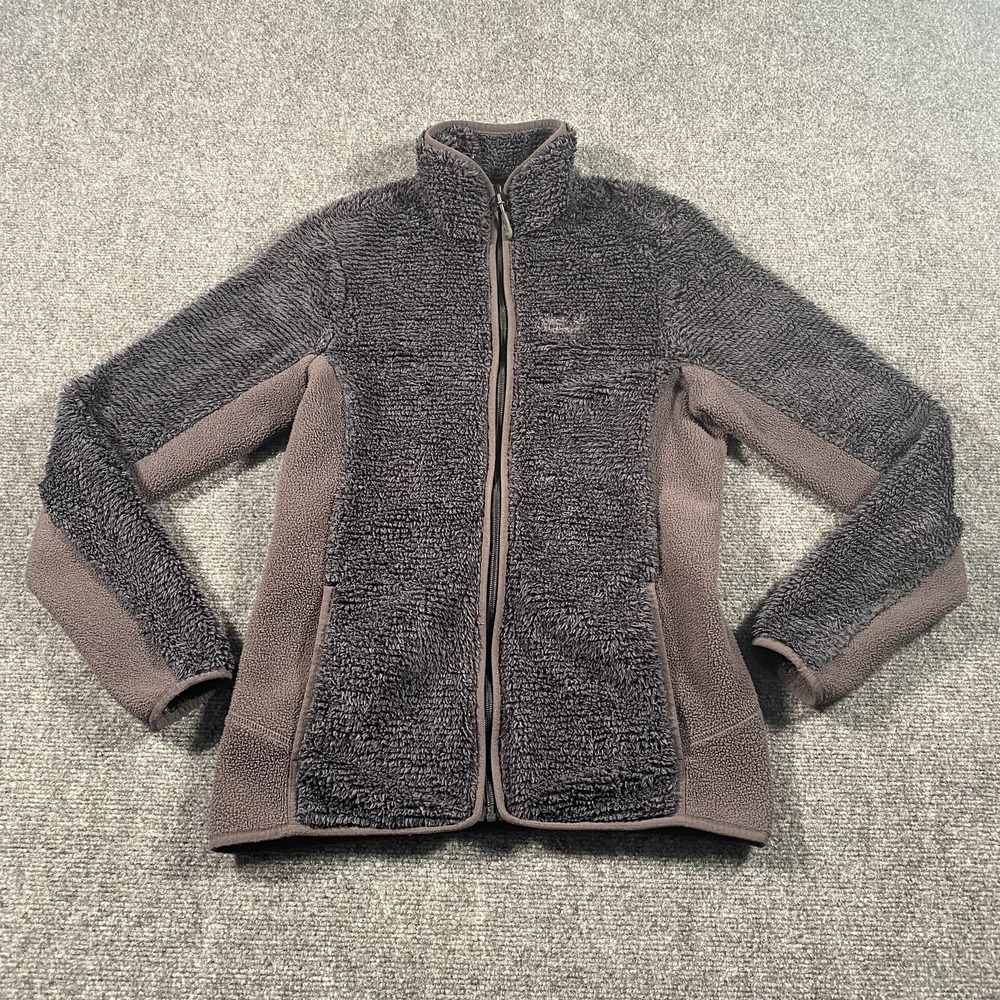 Jack Wolfskin Womens Size Small Full Zip Sherpa Jacket Nanuk 300 High Pile
